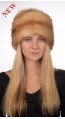 Sable fur hat classic - Golden color